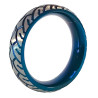Generique Cockring en métal Blue Racer
